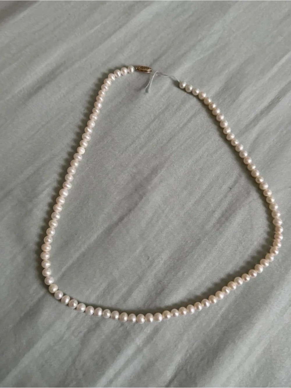 Classic Cream Pearl Necklace - Unbranded